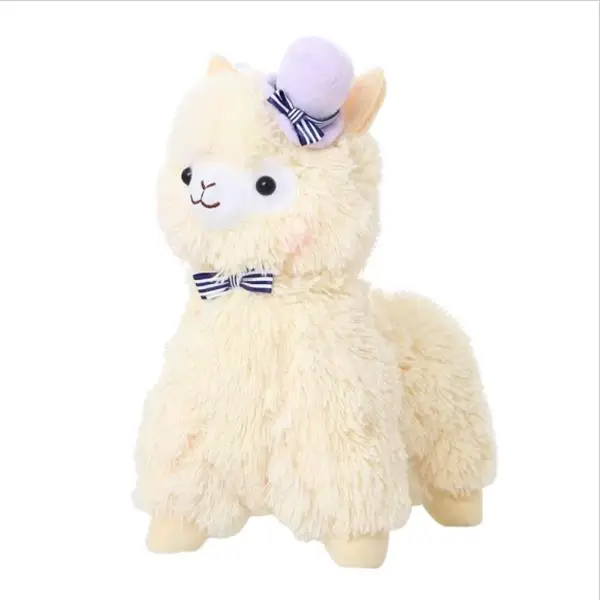 35-55 см Arpakasso Alpacasso Alpaca Topper Hat Bow Sheep мягкая плюшевая подушка кукла игрушка