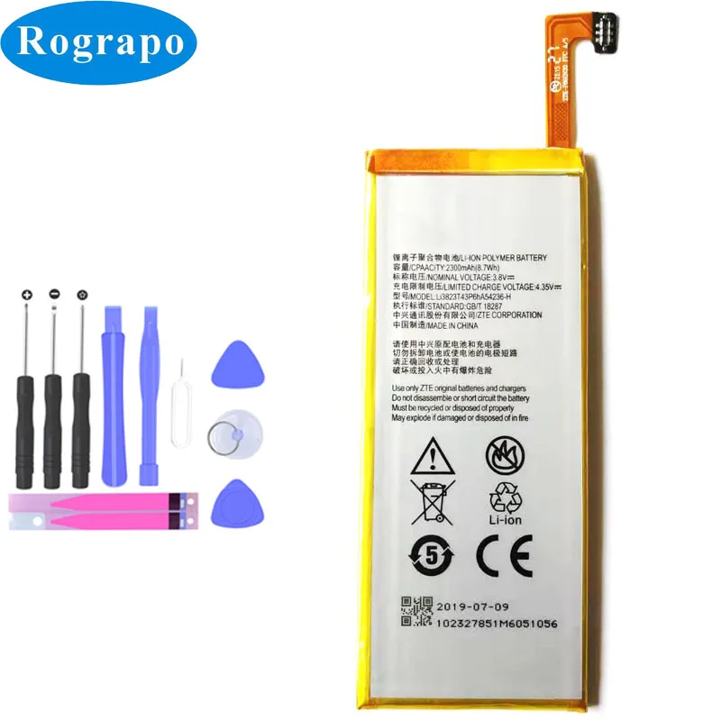 2019 2300 мАч Li3823T43P6hA54236 H сменная батарея для Zte Blade VEC 4G Orange Rono Z7 Mini Cell мобильный