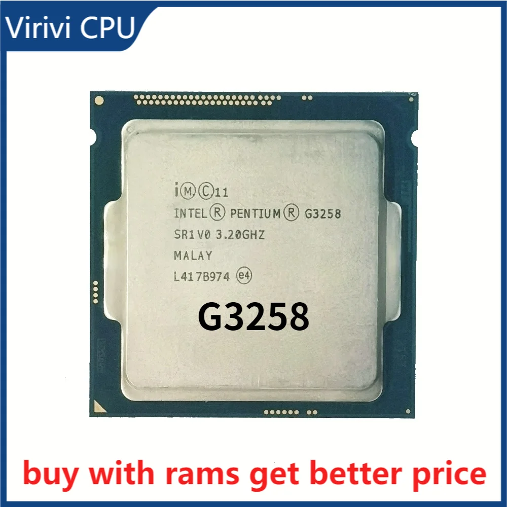 

Двухъядерный процессор Intel Pentium G3258 3,2 ГГц 3 Мб 53 Вт LGA 1150