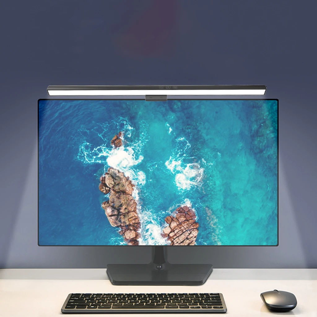 

LED Monitor Lamp Desk Lamp Dimmable Office Eye-caring Desk Lamp for Study Reading,3 Color Temperature