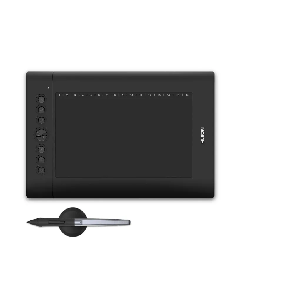 Huion 10x6,25 дюйма H610Pro V2 цифровой Графика рисунок планшет с Батарея- стилус для Windows и Mac