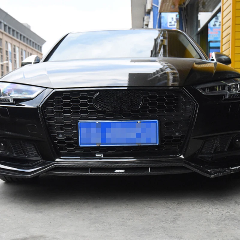Для Audi A4 S4 B9 автомобильный передний капот средняя сетка бампер решетка рамка Крышка отделка внешние аксессуары