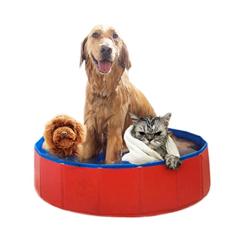 

Pet Swimming Pools Dog Bath Pool Summer Outdoor Portable Indoor Wash Bathing Tub Foldable Collapsible Bathtub for Dogs Cats Kids