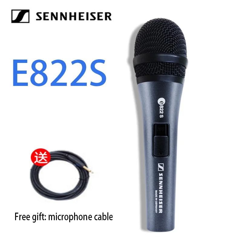 

Microphone Professionnel SENNHEISER E822S Professional Karaoke Microphone Karaoke Home Wired Dynamic Microphone
