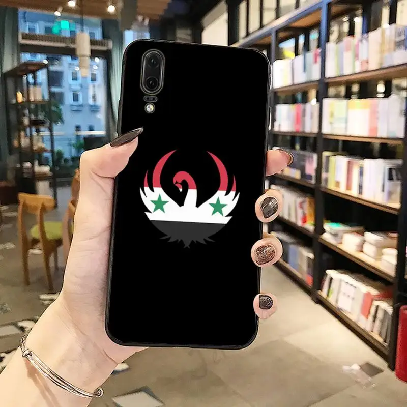 

Syria Flag Symbol Sign Phone Case For Huawei honor Mate P 10 20 30 40 i 9 8 pro x Lite smart 2019 nova 5t