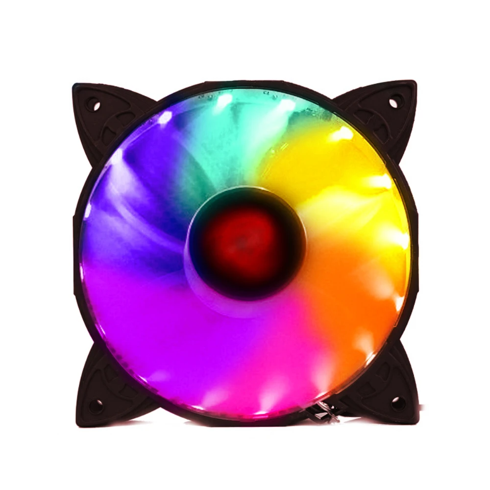 COOLMOON 12 см вентиляторов ПК 120 мм RGB вентилятор Радуга 5V A-RGB шасси тихий Управление