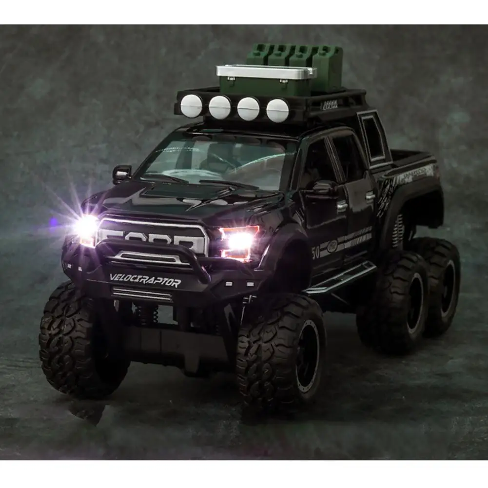 RCtown 1:32 имитация Раптора F150 акусто-оптический эластичный сплав модель автомобиля