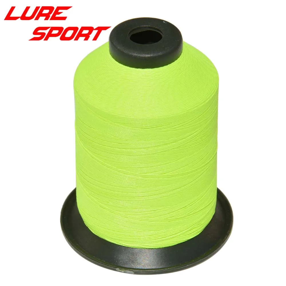 

LureSport 2pcs Nylon fluorescent Thread 1500m 210D Tying wrap thread binding guide Rod building component Repair DIY Accessories