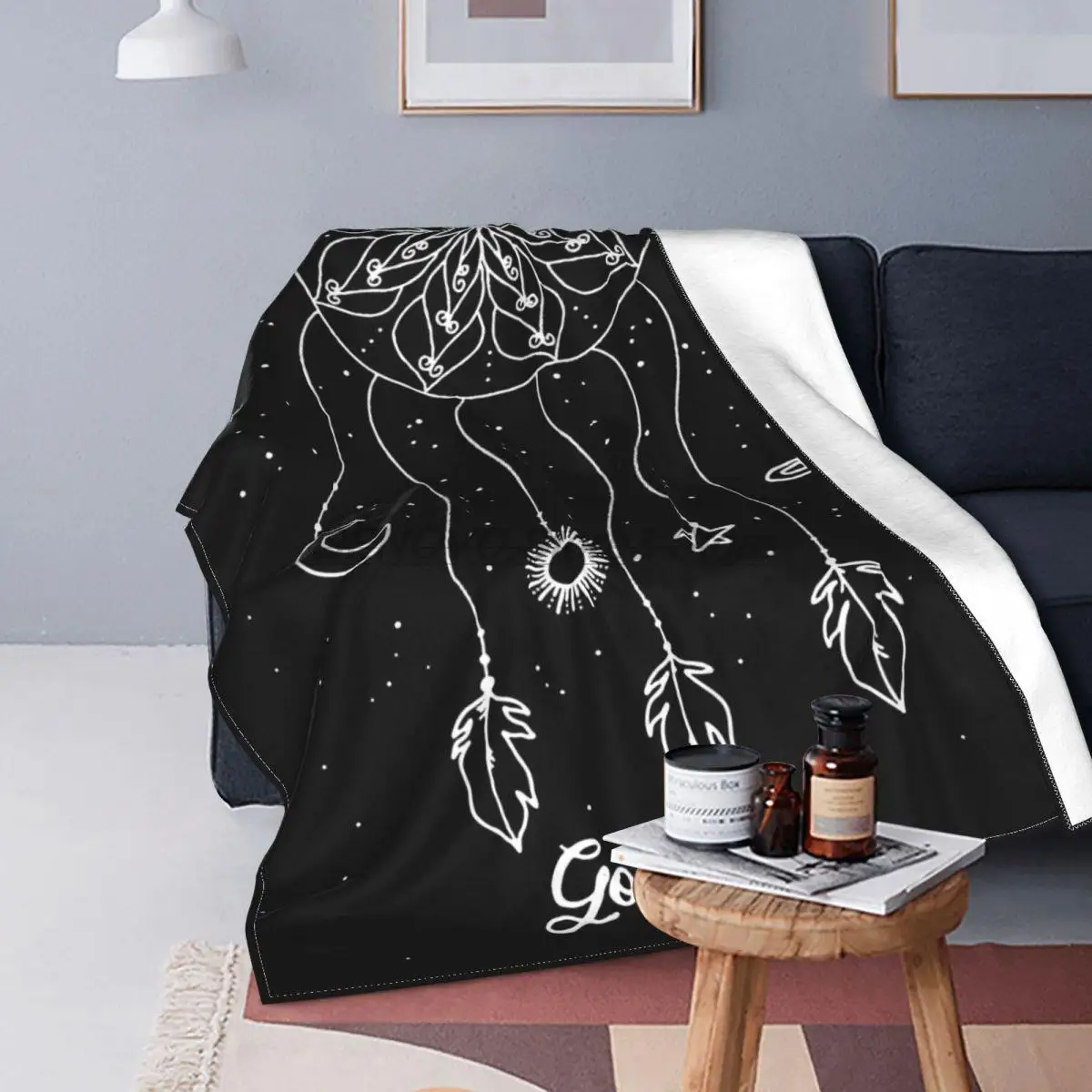 

Gute Nacht Galaxy Ловец снов Decke Flanell зимний плюшевый подогреватель для дивана