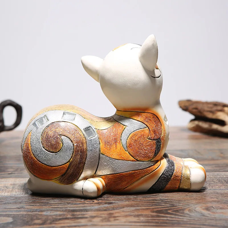 Европейский персидский кот креативная живопись поделки из смолы Креативные