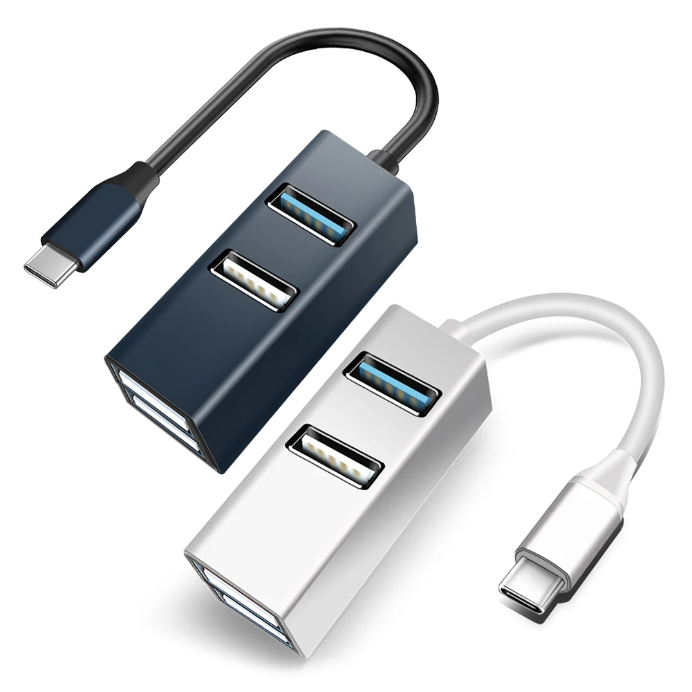 

Высокоскоростной USB-разветвитель с 4 портами типа C и OTG