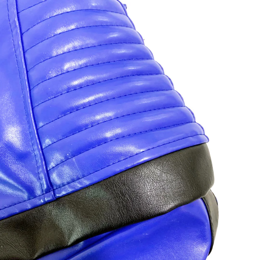 Женский винтажный костюм на Хеллоуин MJ Майкл Джексон из синей кожи редкая Мода |