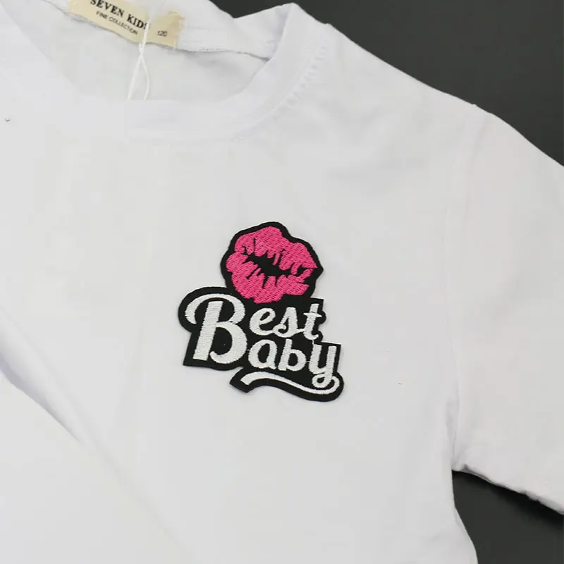 Милые Мультяшные нашивки вышитые наклейки железные на одежду сумки шляпы обувь