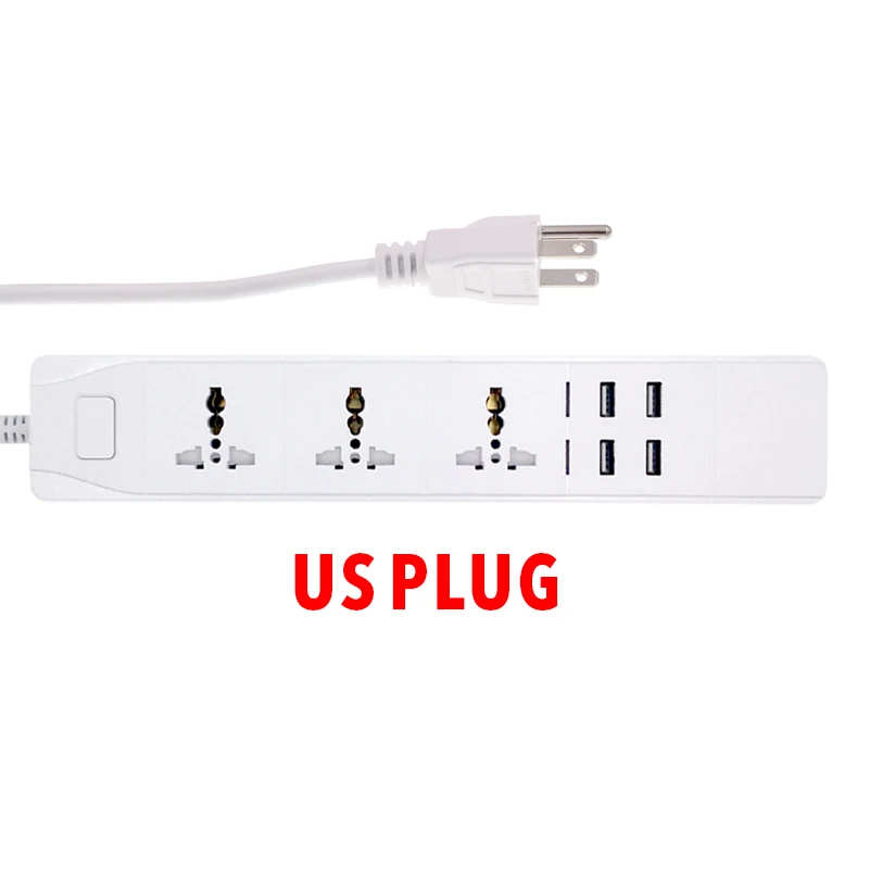 Умная Wi-Fi силовая полоса с UK 3 AC розетки 2 USB 2 type-c зарядная станция работает с echo Alexa Google Home IFTTT EU вилки