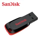 Двойной Флеш-накопитель SanDisk 100% оригинальный CZ50 USB flash Drive 64 Гб 128 ГБ usb2.0 USB флеш-диск Флешка флеш-накопитель 16Гб 8Гб ГБ устройство чтения карт памяти пластик Ustick 32 Гб