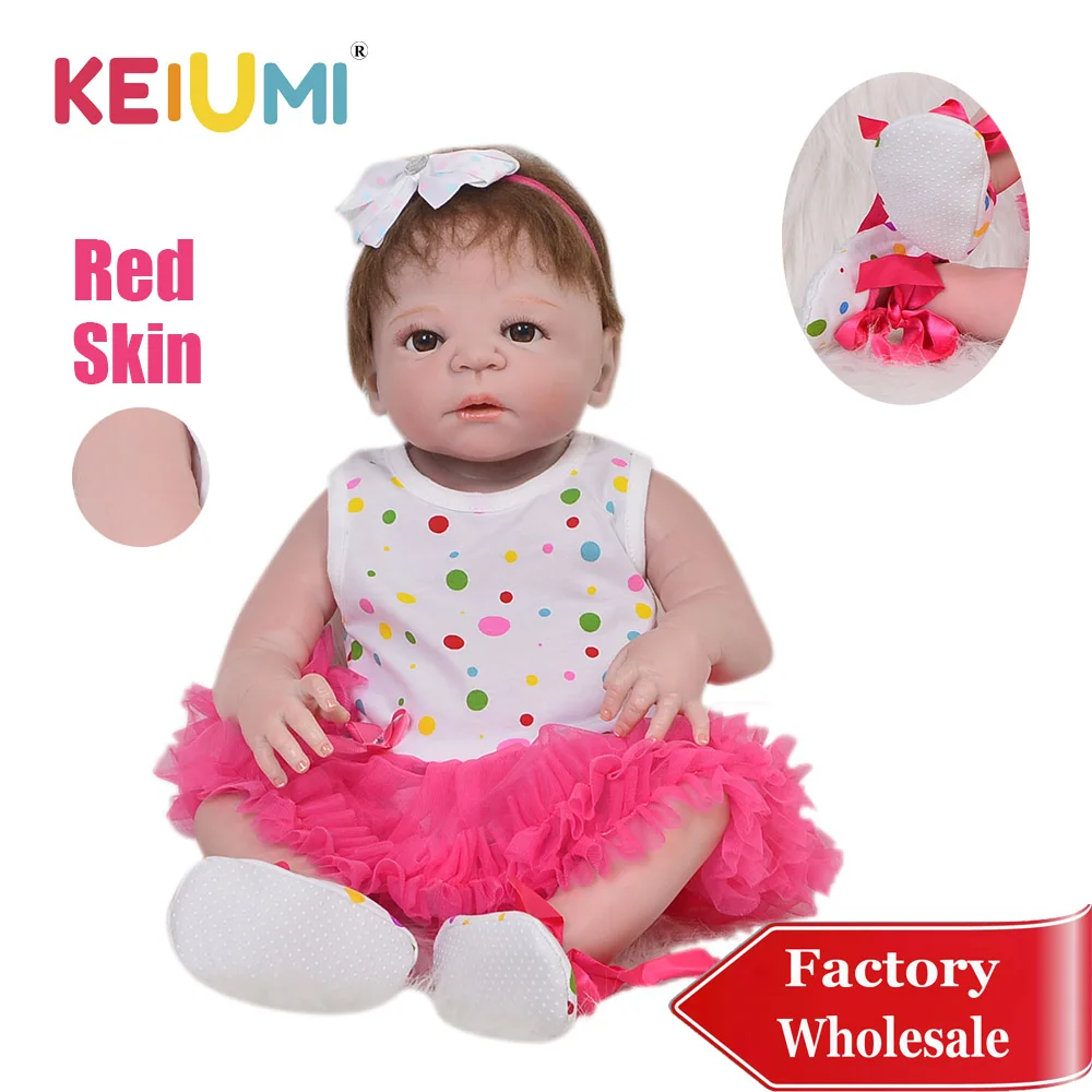 Оптовая продажа полностью силиконовые виниловые куклы Reborn Baby 23 дюйма для