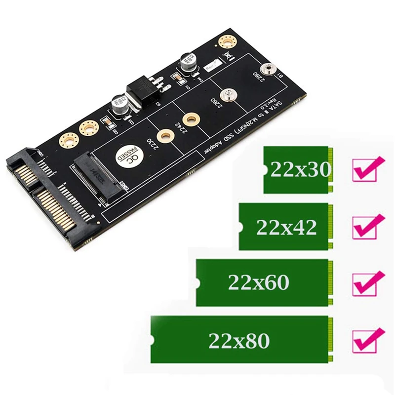 M.2 Ngff Ssd для Sata 2 5 интерфейс Usb 0 плата адаптер конвертер карта с 3 кронштейном