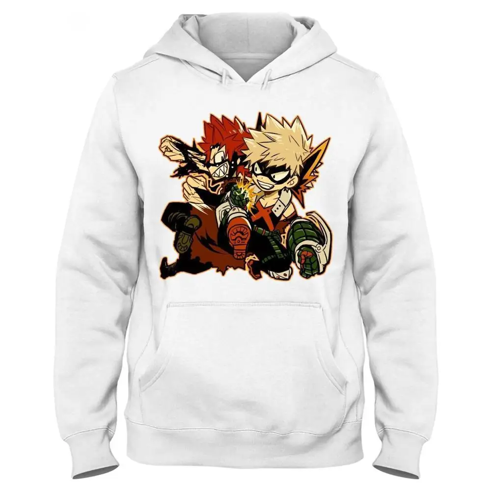 

My Hero Academia Printing Illustration Fashion Cotton Hooded Sweatshirt with Pocket Casual Junior Sweatsuit