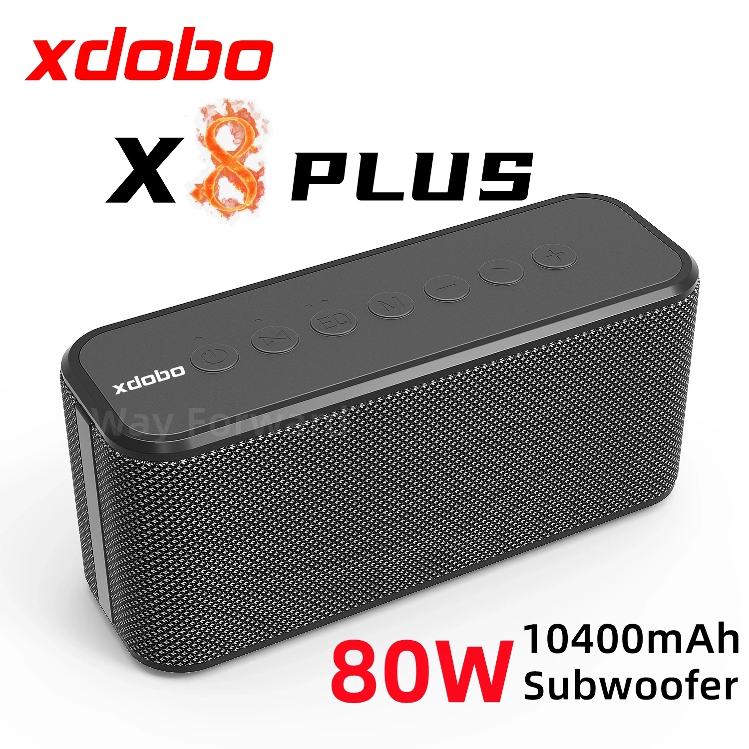 

XDOBO X8 Plus 80W Big Power POrtable Bluetooth Speaker Wireless Deep Bass Column TWS Subwoofer Music Center Boombox Soundbar TF