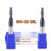 zcc ct gm 2el d8 0 gm 2el d10 0 gm 2el d12 0 two edge straight shank lengthened end mill 10pcsbox