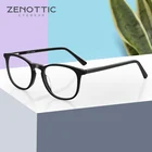 ZENOTTIC ацетат оптическая оправа для близорукости для мужчин модные брендовые квадратные очки мужские Бизнес Стиль TR90 оправа для очков
