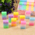 Милый ластик-желе, креативный ластик-карандаш случайных цветов, подарки для студентов и детей