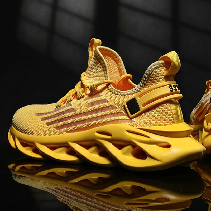 Дышащие кроссовки для бега Мужская Спортивная обувь большого размера удобная