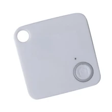 Bluetooth Key Finder Smart Tracker for Dogs, Kids, Cats, Luggage, Wallet, Cell Phone Selfie Shutter Tracking Device - Sqaure