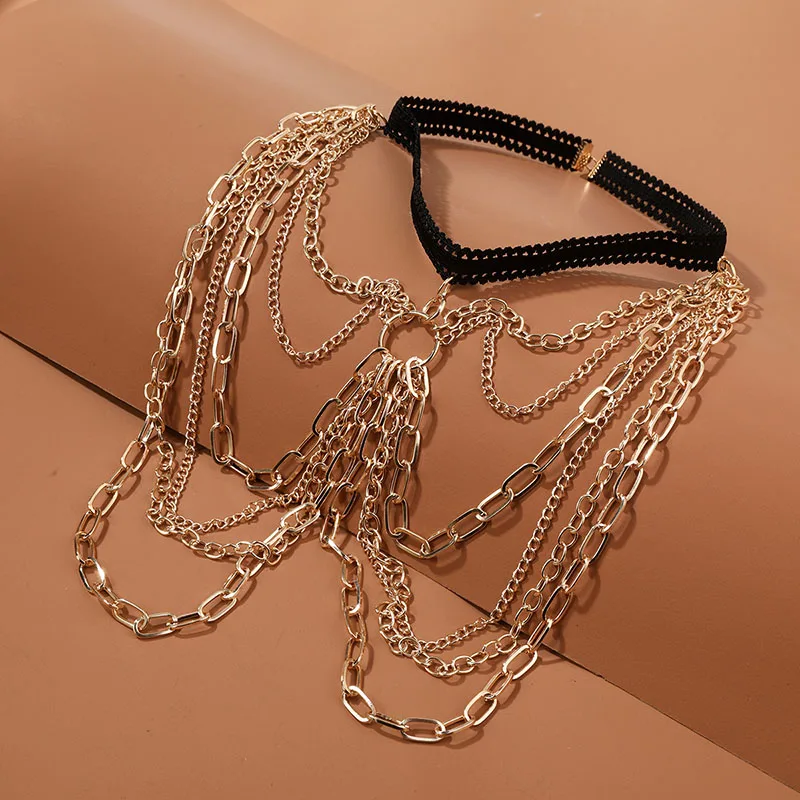 Женская сексуальная металлическая цепочка для ног женская бижутерия тела модная