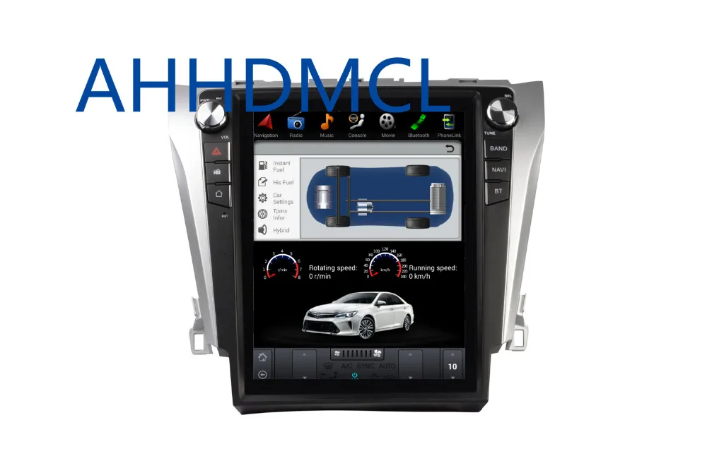 Мультимедийный плеер в стиле Тесла Android автомобильная стереосистема GPS