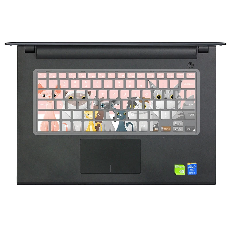 Клавиатура ноутбука кожного покрова для Dell Inspiron 13 5000 7000 серии 5368 i5378 7370 7373 7368 7378 15