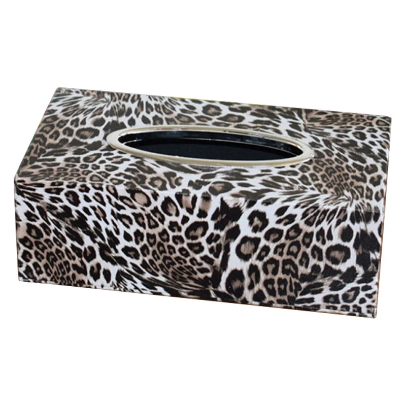 Кожаная Коробка для салфеток в форме прямоугольника дома и элегантный Съемный