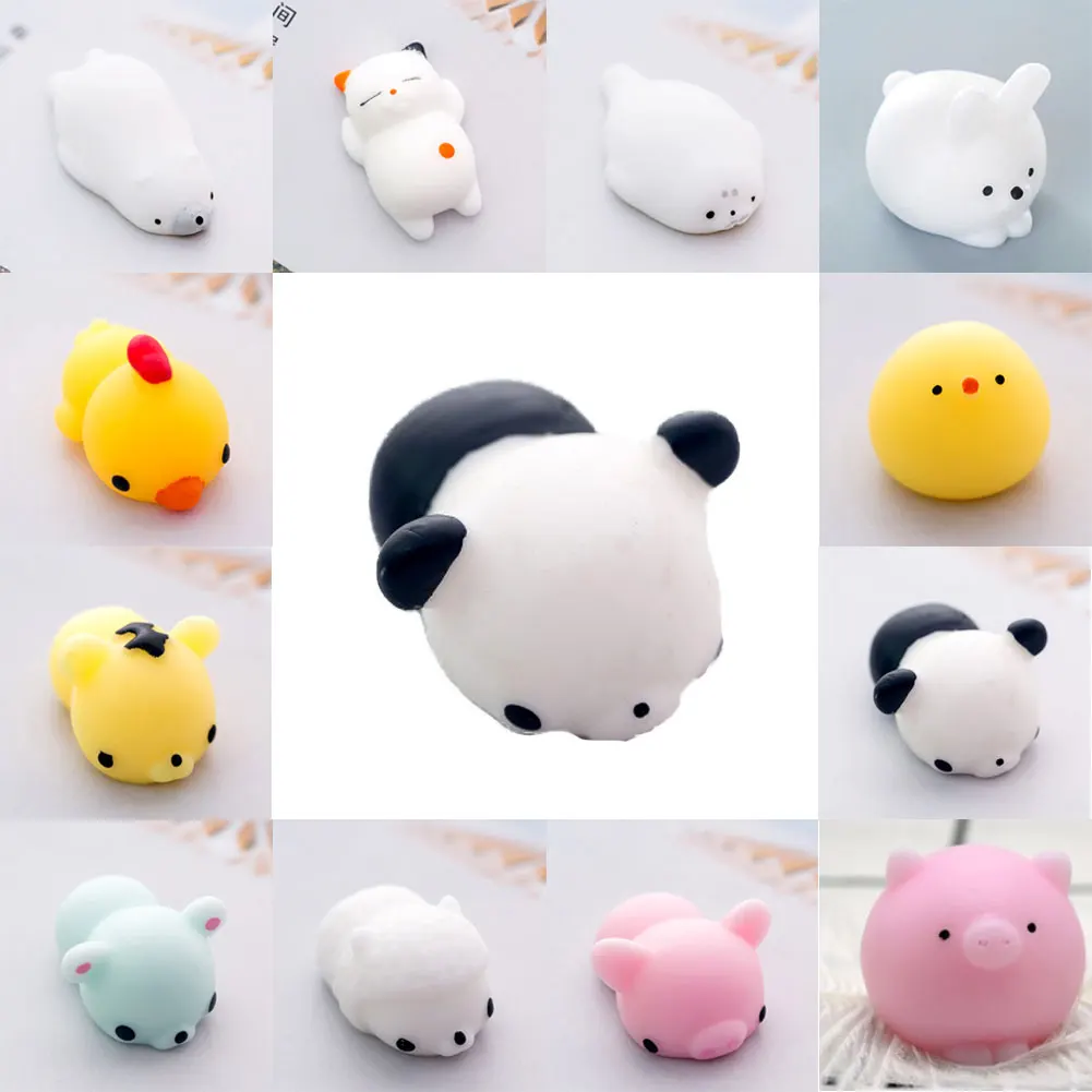 Kawaii животные мочи сжимаемые игрушки милые мини мягкие в форме животных Свинья