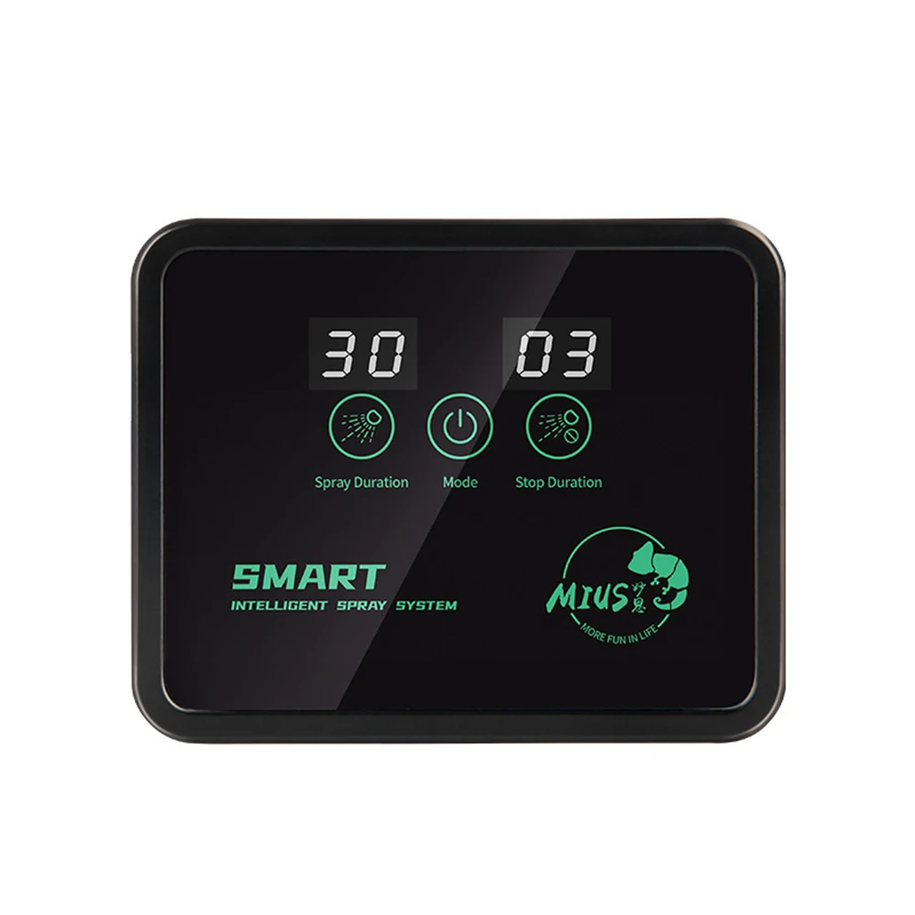 

Intelligent Reptile Fogger Terrariums Humidifier Electronic Timer Automatic Mist System Rainforest Spray Kit Control Sprinkler
