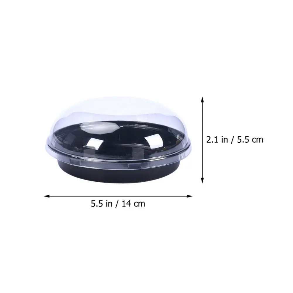 

1 Set/50PCS Baking Cake Pastry Wrapping Box Transparent Fruit Salad Storage Box