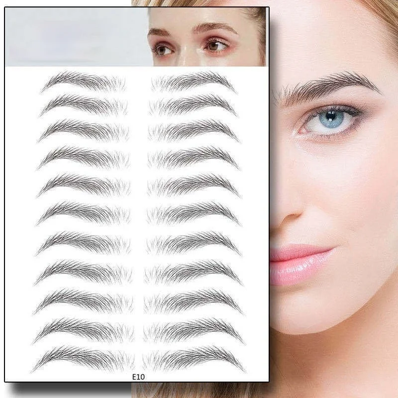 

Disposable Eyebrow Stickers 6D Imitation Ecological Semi-permanent Eyebrow Stickers Waterproof Eyebrow Stickers