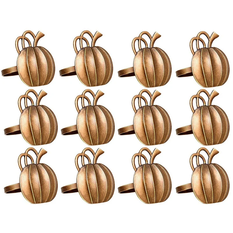Кольца для салфеток в виде тыквы кольца на Хэллоуин обеденных столов семейные