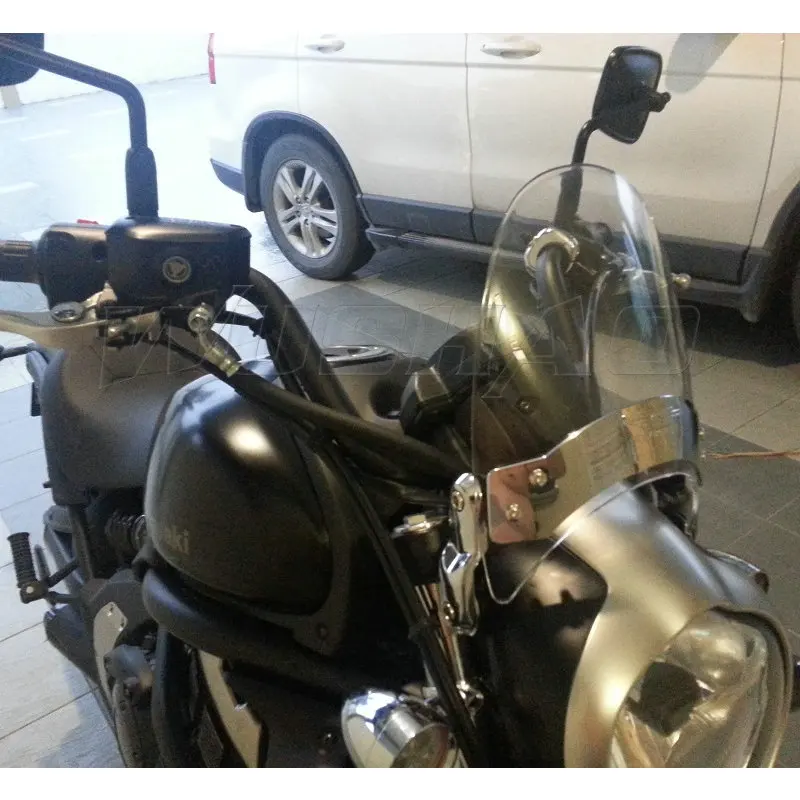 Ветровое стекло для Kawasaki Vulcan S 650 900 800 88 VN1500 EN650 VN900 VN800 Custom ABS Cafe Front Fork Screen on, выпущенное с 1987 по 2019 годы.