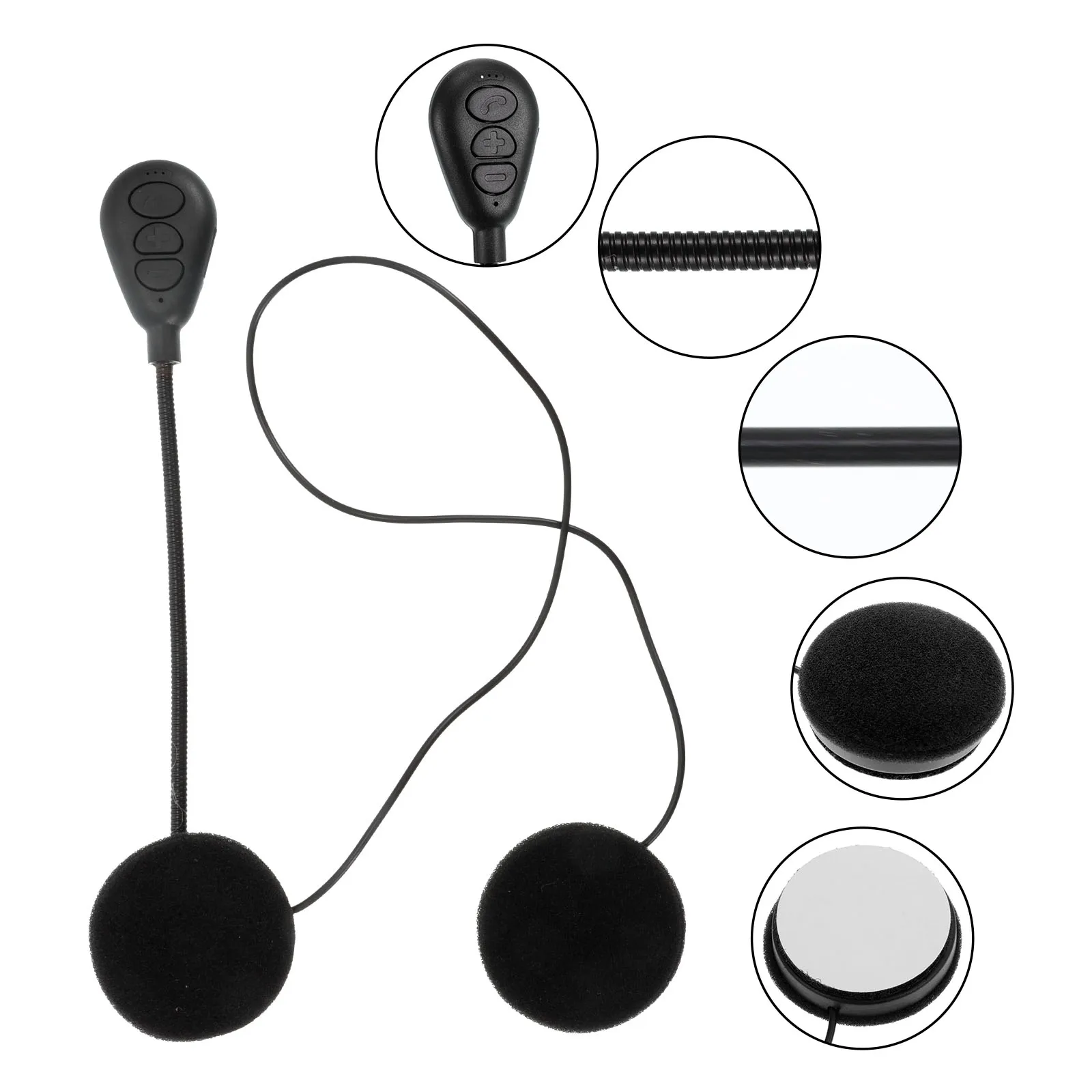 

Мотоциклетная Bluetooth-гарнитура для шлема, многофункциональный динамик для мотоциклетного шлема, Поддержка SIRI, стерео музыкальный Bluetooth-дина...