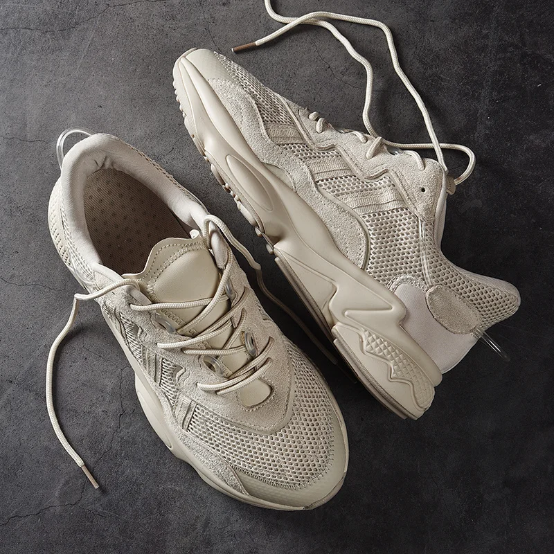 

Кроссовки S17 мужские из спилка, модная брендовая повседневная обувь, дышащие высокие кеды