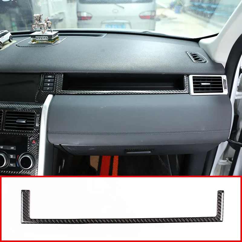 

Carbon Fiber Passenger Side Decoration Stickers Trim For Land Rover Discovery Sport 2015-2019 Left Hand Drive