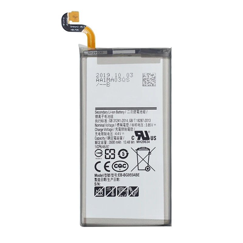 Ооз оригинальный аккумулятор с высокой емкостью EB BG955ABE для Samsung Galaxy S8 плюс G955 G955F