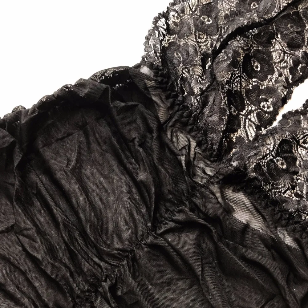 Сексуальное кружевное нижнее белье комбинация Детская ночная рубашка