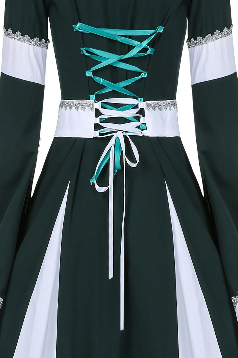 Женский костюм принцессы средневековой эпохи Возрождения Ирландская принцесса