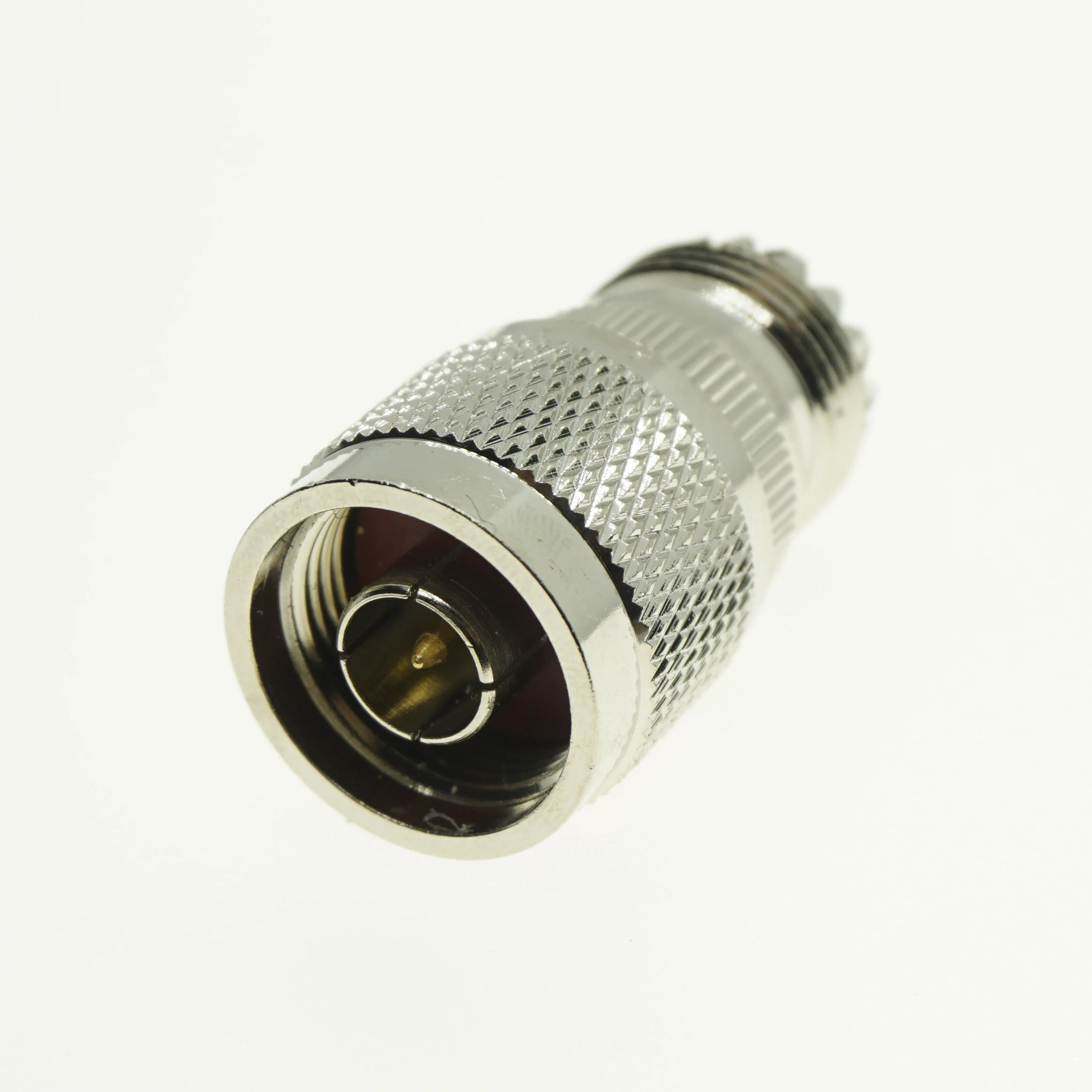 1X шт N к UHF PL259 SO239 Разъем папа мама - никелированные латунные прямые RF коаксиальные