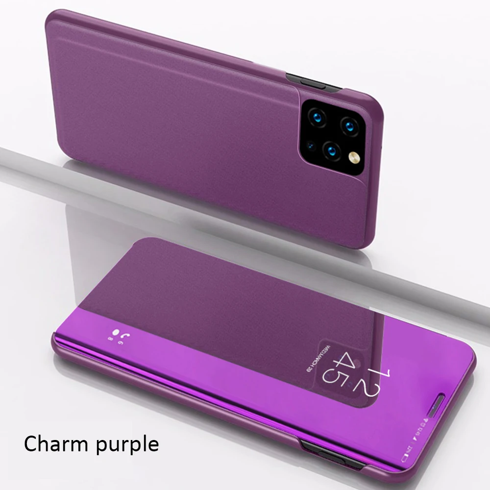 Зеркальный флип чехол GerTong для телефона iPhone 11 Pro Max защитный 2019 дюйма прозрачные