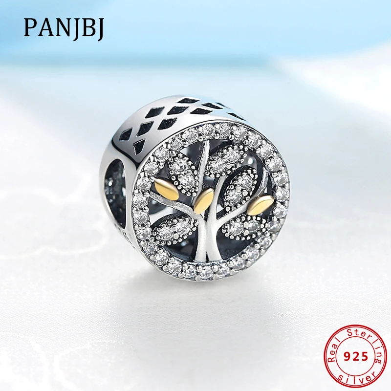 Подвески из стерлингового серебра 925 пробы с бусинами подходят к оригинальному