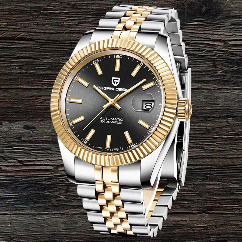 Новые мужские часы PAGANI брендовые Роскошные автоматические механические из