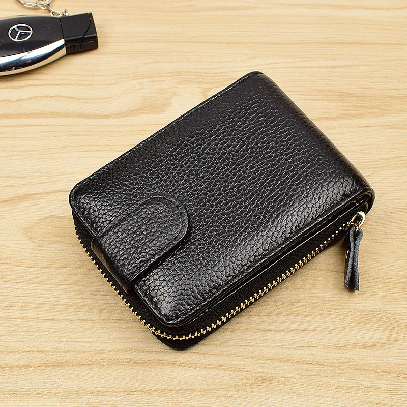 

Cardholder The First Layer Men's Card Bag Driver's License Leather Organ Credit Card Bag Coin Purse Business Card Holder