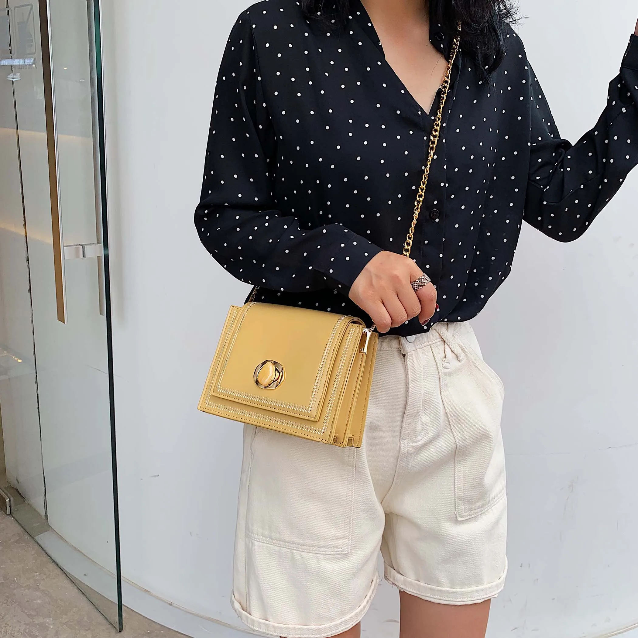2019 новые модные сумки через плечо Sac a основной Femme женская маленькая цепочка